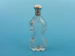 Parfumflesje met zilveren dop                            D15, Gebruikt, ., Ophalen of Verzenden, .