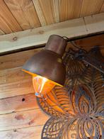 Te koop een mooie Industriële Koper/metalen  voerlamp, Ophalen, Gebruikt, 150 tot 200 cm, Industrieel