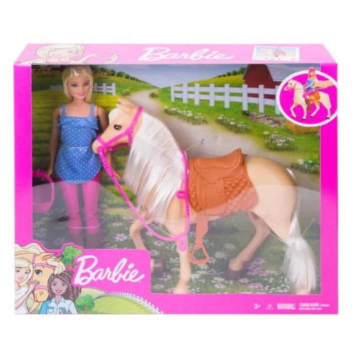 Barbie: Barbie met Paard, Kinderen en Baby's, Speelgoed | Poppen, Nieuw, Barbie, Ophalen of Verzenden