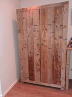 Steiger houten kast, Ophalen, 100 tot 150 cm, 200 cm of meer, 50 tot 75 cm