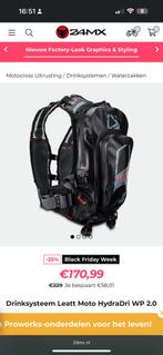 drinksysteem motorcross/enduro, Motoren, Accessoires | Koffers en Tassen, Ophalen of Verzenden, Zo goed als nieuw