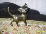 Prachtige  Bronzen Poes Zwaar., Ophalen of Verzenden, Zo goed als nieuw, Dier