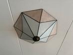 Lamp, Tiffany lamp, plafond lamp, zeer mooie staat, Verzenden, Zo goed als nieuw, Overige vormen, Tiffany, glas