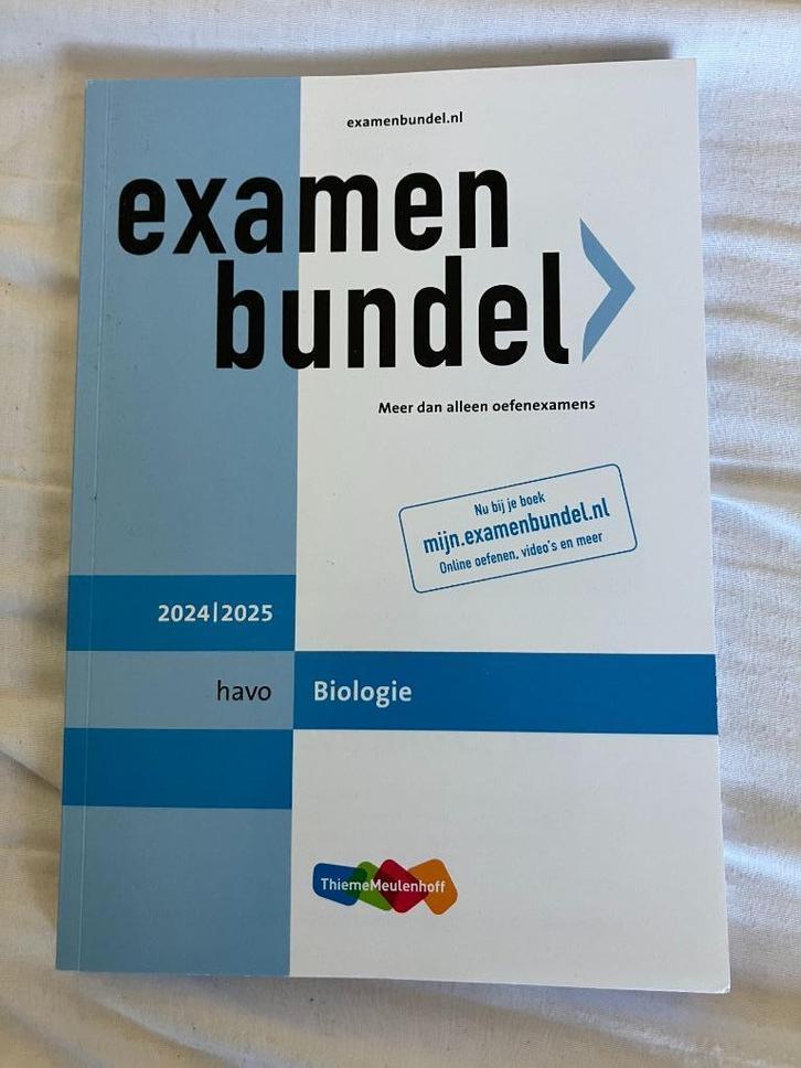 Examenbundel Biologie HAVO 2024-2025, Boeken, Schoolboeken, Zo goed als nieuw, Biologie, HAVO, Ophalen of Verzenden