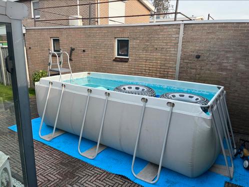 Avenli zwembad 400x207x122 compleet, Tuin en Terras, Zwembaden, Zo goed als nieuw, Opzetzwembad, 80 tot 120 cm, 200 tot 400 cm