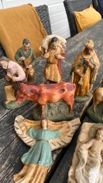 Kerstgroep beelden van gips, Antiek en Kunst, Ophalen of Verzenden