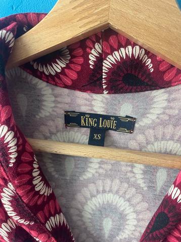 King Louie Jurk XS Rood Bloemen beschikbaar voor biedingen