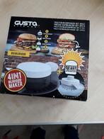 Nog nieuw in de doos Gusta hamburger maker., Ophalen of Verzenden, Zo goed als nieuw