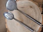 Bk schuimspaan en lepel, Huis en Inrichting, Ophalen of Verzenden, Zo goed als nieuw, Rvs of Chroom