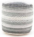 By Boo poef 2 stuks en bijbehorend kussen, Huis en Inrichting, Ophalen of Verzenden, Zo goed als nieuw, Rond, Minder dan 50 cm