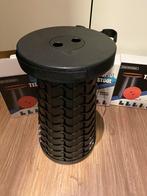 Telescopic stool 3 stuks zwart opvouwbare stoeltjes kruk, Huis en Inrichting, Krukjes, Ophalen of Verzenden, Nieuw, Hout