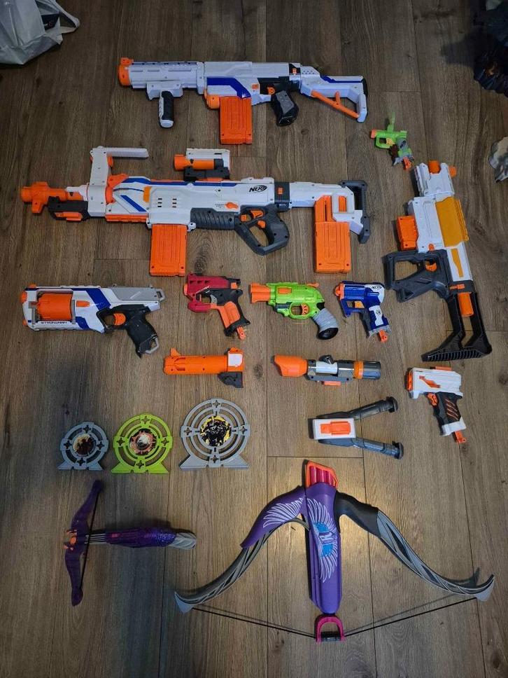 nerf collectie, Kinderen en Baby's, Speelgoed | Buiten | Actiespeelgoed, Zo goed als nieuw, Ophalen of Verzenden