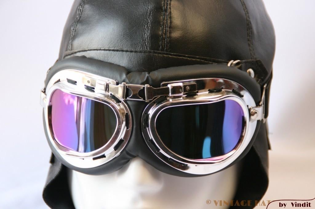 Goggles motorbril vliegeniersbril Steampunk nieuw div. kleur, Maat 38/40 (M), Nieuw, Ophalen of Verzenden, Accessoires