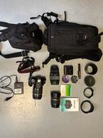 Canon EOS 600D incl. 3 lenzen en accessoires, Audio, Tv en Foto, Fotocamera's Digitaal, Ophalen of Verzenden, Zo goed als nieuw