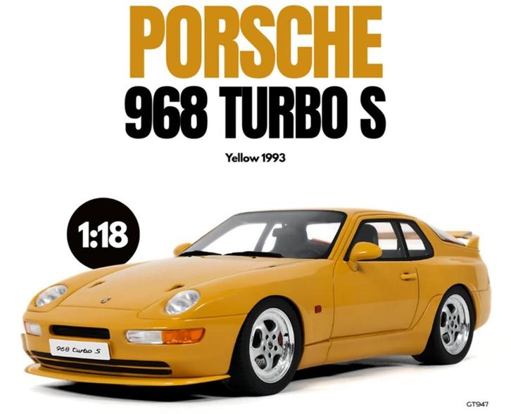 Porsche 968 Turbo S GT Spirit 1/18 nieuw, Hobby en Vrije tijd, Modelauto's | 1:18, Nieuw, Auto, Overige merken, Ophalen of Verzenden