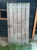 Schuttingdeur 100x190 cm met stalen frame, Tuin en Terras, Tuinpoorten, Gebruikt, 100 tot 150 cm, Ophalen of Verzenden, Looppoort
