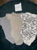 Set van 3 rompers HEMA | maat 62, Nacht- of Onderkleding, Jongetje of Meisje, Ophalen of Verzenden, Zo goed als nieuw