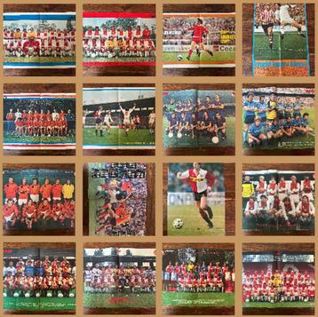 17 x voetbal poster Cruijff Ajax Feyenoord Barcelona Oranje beschikbaar voor biedingen