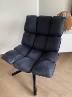 Donkerblauwe draaistoel Eleonora Daan. Als nieuw!, Huis en Inrichting, Stoelen, Ophalen, Zo goed als nieuw, Metaal, Eén