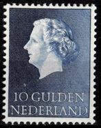 Jaar 1957 NVPH 640 Koningin Juliana (en profil) 10 gulden., Postzegels en Munten, Postzegels | Nederland, Ophalen of Verzenden