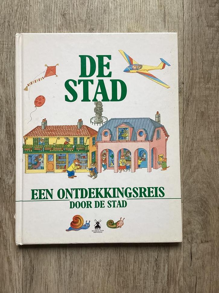 Kijkboek “De stad”, Boeken, Prentenboeken en Plaatjesalbums, Gelezen, Prentenboek, Ophalen of Verzenden
