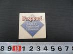 sticker omroep NOS tv paspoort, Ophalen, Zo goed als nieuw