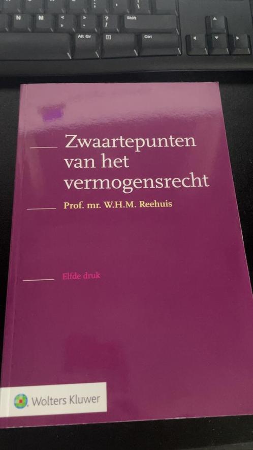 Zwaartepunten van het vermogensrecht elfde druk, Boeken, Studieboeken en Cursussen, Nieuw, WO, Ophalen of Verzenden