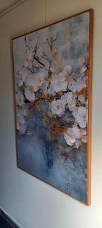 Amandelbloesem Wisseldoek met luxe Houten Frame 80x120 cm, Ophalen, Overige typen, Nieuw, 75 tot 100 cm
