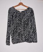 IZ Naiz Blouse Zwart/Grijs - Maat M, Maat 38/40 (M), Zwart, IZ Naiz, Ophalen of Verzenden