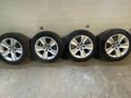 winter banden met vleg  bmw 5 serie f10 f11  17 inch conti, Ophalen, Gebruikt, Banden en Velgen, 17 inch