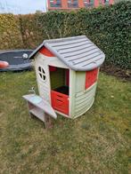 Speelhuisje incl zelfgemaakt keukentje, Kinderen en Baby's, Speelgoed | Buiten | Speelhuisjes, Ophalen, Gebruikt, Kunststof