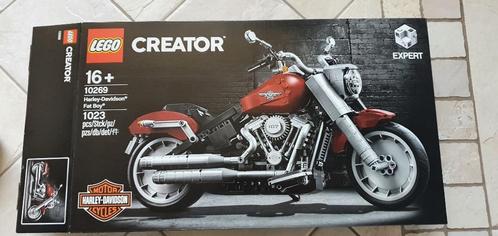 Lego 10269 Harley-Davidson Fat Boy, Kinderen en Baby's, Speelgoed | Duplo en Lego, Zo goed als nieuw, Lego, Complete set, Ophalen of Verzenden