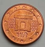 5 Cent 2023 Malta Nieuwe Eurocent Munt Prehistorische Tempel, Ophalen of Verzenden, Malta