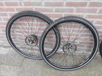 Stella fiets wielen 28 inch voorwiel en achterwiel met schij, Fietsen en Brommers, Fietsonderdelen, Ophalen, Zo goed als nieuw