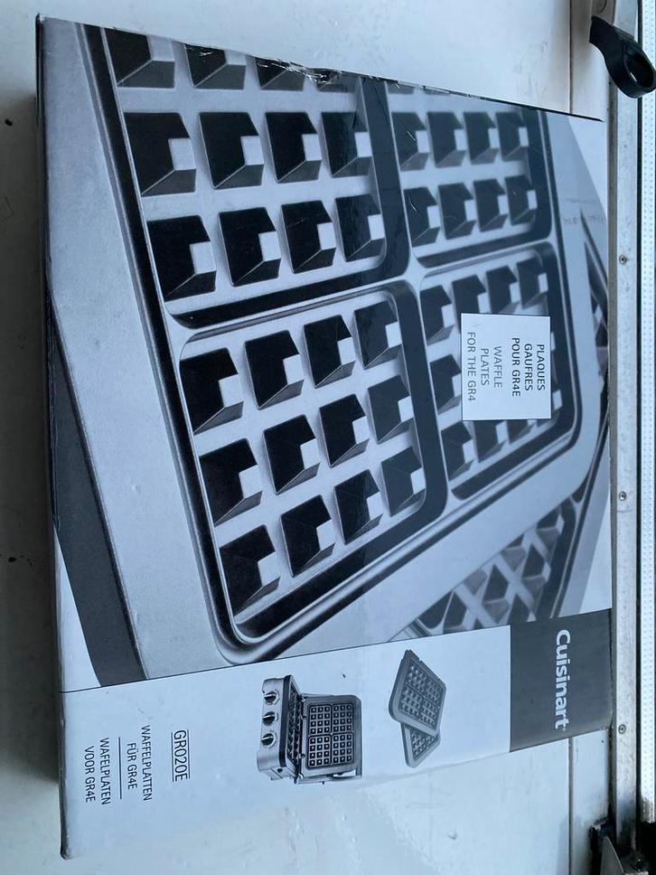 Nieuwe Cuisinart GRO20E Wafelplaten, Witgoed en Apparatuur, Onderdelen en Toebehoren, Nieuw, Ophalen of Verzenden