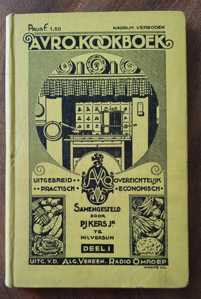 Avro Kookboek van rond 1929, Boeken, Kookboeken, Zo goed als nieuw, Nederland en België, Ophalen of Verzenden