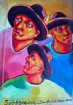 Justus Donker - Schilderij “Sightseeing”, Antiek en Kunst, Ophalen of Verzenden