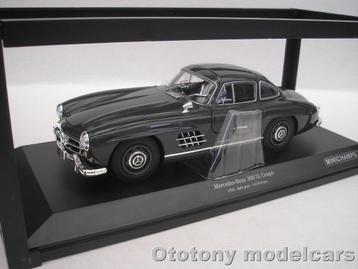 Mercedes Benz 300 SL W198 1955 Dark Gray 1/18 Minichamps beschikbaar voor biedingen