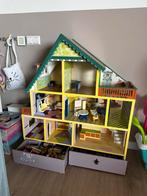 Heel groot poppenhuis in amsterdam 1.05x93x32, Ophalen, Gebruikt, Poppenhuis