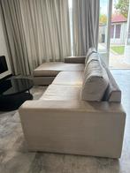 Eric Kuster Richmond Hoekbank - Zilver/Champagne, Huis en Inrichting, Banken | Bankstellen, Ophalen, 100 tot 125 cm, Hoekbank