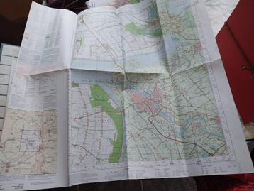 stafkaarten 1:50000 heel Nederland beschikbaar voor biedingen