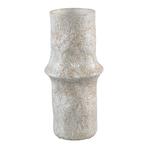 PTMD vaas Ivery keramiek crème 24,5 cm, Overige kleuren, Aardewerk of Porselein, Nieuw, Ophalen of Verzenden