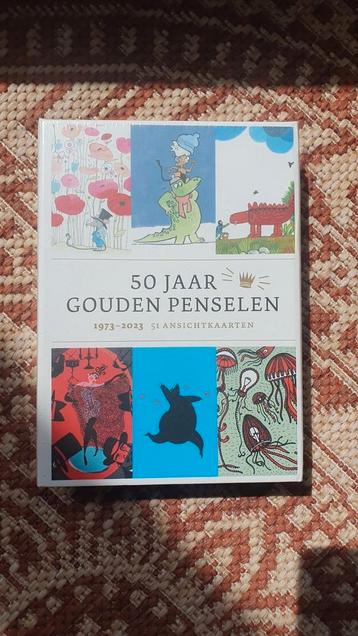 50 jaar Gouden Penselen kaartenset (Nieuw in verpakking) beschikbaar voor biedingen