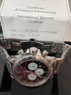 Officina del tempo, Sieraden, Tassen en Uiterlijk, Horloges | Heren, Ophalen of Verzenden, Zo goed als nieuw, Leer, Overige merken