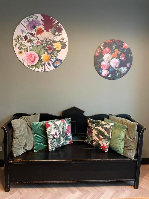 Te koop antieke klepbank, Antiek en Kunst, Antiek | Meubels | Stoelen en Banken, Ophalen