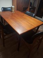 Prachtige originele Vintage Deense eettafel, Huis en Inrichting, Tafels | Eettafels, Ophalen, 200 cm of meer, 50 tot 100 cm, Zo goed als nieuw