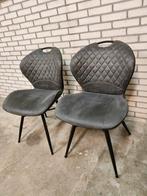 2 Mooie Donkergrijze Stoelen Grace - Zo Goed Als Nieuw!, Ophalen, Overige materialen, Twee, Zo goed als nieuw