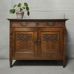 Antieke brocante Art Deco commode vintage dressoir kast, Ophalen of Verzenden