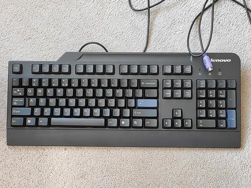 LENOVO toetsenbord met vintage PS/2-stekker (= mini-DIN), Computers en Software, Toetsenborden, Zo goed als nieuw, Qwerty, Bedraad