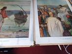 Bijbelse Schoolplaten - 28 Stuks, Antiek en Kunst, Antiek | Schoolplaten, Ophalen, Overige thema's